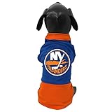 新しいYork Islanders犬Athletic mesh-new York Islandersペットジャージー ブルー