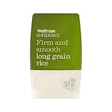有機米長粒500グラム (Waitrose) (x 4) - Organic Rice Long Grain Waitrose 500g (Pack of 4)