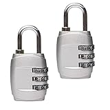 besuntek ロック 旅行用 パスワードロック 番号式 亜鉛ダイキャスト 2個セット