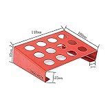 HHIP 3900-8676 12ピース ホールド ER-20タイプ コレットラック 100mm x 140mm 100mm x 140mm フットプリント