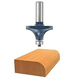 Bosch 85433M Router Bit,1R Carbide Tip Roundover 1/2 Shank by BOSCH