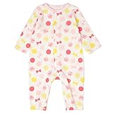 赤ちゃん本舗　長袖プレオール　ドットリボン　オフホワイト 60cm