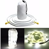 LED Strip Lights SOLMORE 6.6FT USB Rope Lights Lantern Waterproof Flexible Strip Lights Portable Cam