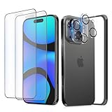 MINIKA アンチグレア フィルム iPhone 15 plus ガラスフィルム さらさら いPhone15plus フィルム サラサラ アイフォン15プラス 保護フィルム マット 指紋防止 ゲーム 用 【2枚】 iPhone15 plus カメラフィルム 付き