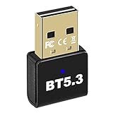 【VAVIICLO 2023 最新Bluetooth5.3技術&超低遅延】Bluetooth 5.3 アダプタ プラグ&プレイ 超低遅延 超小型 無線 省電力 apt-X EDR/LE対応 Windows 11/10(32/64bit)対応 Win7/Mac OS非対応 (VAVIICLO 2023 最先端Bluetooth5.3 OpenX)