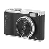gernie デジタルカメラ、16倍ズーム、64MP、ヴィンテージデザイン、コンパクトサイズ、4Kビデオ、内蔵マイク、リチウムイオンバッテリー、ABS素材、2.4インチ画面、メモリーカードなし