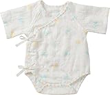 UCHINO 肌着 綿100% マシュマロガーゼ バニー (ベビー60cm) ホワイト