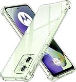 Gosento For MOTO G64y 5G / MOTO G64 5G ケース クリスタル 耐衝撃 TPUバンパー 透明 TPU素材 MOTO G64 5G 保護カバー (クリア)