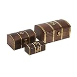 IMAX 89429-3 Nautical Wood Boxes, Set of 3