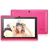 Egmy 7 Inch Touch Allwinner A33 Quad Core Android 4.4 KitKat Tablet PC, 8GB Multimedia, Dual Camera,
