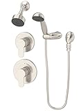 Symmons 6705-STN Identity 2-Handle 1-Spray Shower Faucet with Hand Shower,,, Satin Nickel [並行輸入品]