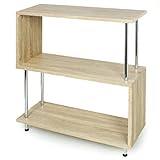 タンスのゲン ジグザグラック 2段 幅80cm オープンラック ホワイトオーク 39100013 AW