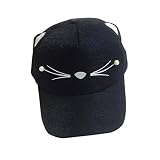 Sumen子供用ベビー面白いウサギ耳野球キャップキュートコットンPeaked帽子 Free size ブラック Sumen_1569