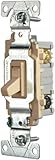 Eaton CSB315STV-SP 15-Amp 120/277-volt Commercial Grade 3-Way Toggle Switch with Back and Side Wirin