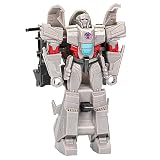 Transformers Toys EarthSpark 1ステップフリップチェンジャー メガトロン 4インチアクションフィギュア ロボットおもちゃ 対象年齢6歳以上