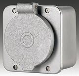 クーパー配線デバイス5741 NSカバーのリフト蓋WP 4.69 " Flushボックス