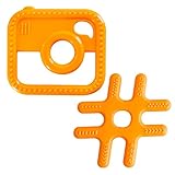 Ulubulu HashTag Teether and Camera Teether Combo Pack by Ulubulu