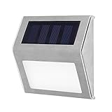 3LED ガーデンライト ソーラーライト パスライト ウォールライト 0.1W 2V IP64防水仕樣 光センサー感知 芝生ライト 夜間照明 自動点灯消灯 高輝度 省エネ 屋外 芝生 庭 玄関先 車道