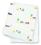 lulujo Muslin Cotton Swaddling Blanket - Vroom by lulujo [並行輸入品]