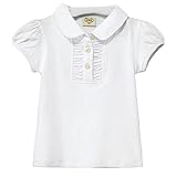 子供服 女の子 半袖 Ｔシャツ 女児 トップス 無地 ブラウス 可愛い ガールズ 通園 ルームウエア カジュアル (ホワイト, 120)