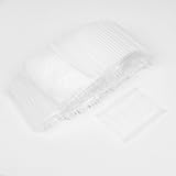 uxcell タグ ピン 65mm PP ファインタグ ファスナー クリア ホワイト 5000個