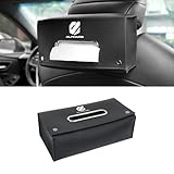 アルファード 適用 車 ティッシュケース 箱ティッシュ/ソフトパック兼用 大容量 26*17*8cm 車用 ティッシュホルダー アルファード 20系 30系 40系 対応 ティッシュカバー アームレスト ヘッドレスト 適用 交換簡単 マグネット式 カー用品 (厚型,アルファード 適用)