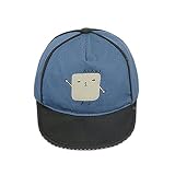 Yeefant 2018 新発売 超人気！赤ちゃん ロボット ベースボールキャップ 男の子 女の子 UVカット 日焼け止め 子供 1−5歳 おしゃれ ベビー キッズ 帽子 野球帽 4 (ブルー)