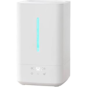 Bonarca 加湿器 ハイブリッド式 5.0L 最大加湿量400ml/h ー加湿量6段階&湿度7段階設定可能ー 大容量…