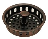 交換用バスケットキッチンシンクStrainers、アンティーク銅仕上げ – by Plumb USA