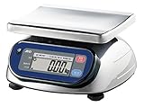 A&D 取引証明用 防塵・防水デジタルはかり SK-10KiWP ≪ひょう量:10kg 最小表示:0.01kg(使用範囲:0.1~10kg) 皿寸法:232(W)*192(D)mm 検定付:使用地区制
