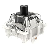 Gateron G Pro 3.0 イエロースイッチ メカニカルキーボード用、5ピン 50gf リニア/プリルービング/ピンストロング/サイレント/RGBスイッチ(36個、イエロー、5ピン)