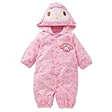 西松屋 パイル着ぐるみ長袖コンビドレス（マイメロディ）【新生児50-60cm】 新生児