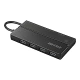 バッファロー(BUFFALO) USB3.1 [Gen1] Type-C バスパワーハブ 4ポート ケーブル収納 ブラック BSH4U130C1BK