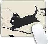 Uniqcasa 小型マウスパッド 9.5 x 7.9インチ かわいい猫 マウスマット デスクパッド 滑り止めゴムベース カワイイ アニメ ノートパソコン コンピュータ マウスパッド デスクマット ゲーム/仕事/オフィス/自宅/学校用