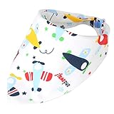 【ノーブランド品】 コットン　ベビー　ビブ　唾液タオル　幼児　バンダナト　ライアングル　ヘッド　スカーフ　かわいい　10パターン選べる - パターン8