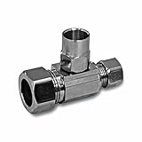 Everflow Supplies 92358pr-nl Boxed鉛フリー四半期Turn Straightプレミアム停止バルブwith 2つ圧縮接続とLooseキーの操作、5 / 8 " x 3 /