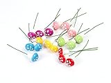 Ginsco 18pcs Miniature Fairy Garden Mushrooms Colorful [並行輸入品]