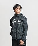 [デサント] ウィンドブレーカー ジャケット マウンテンパーカー 軽量 4WAYストレッチ ヒートナビ 保温 発熱 総柄 トレーニング MOVESPORT メンズ