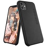 DIESEL iPhone11 ケース プレミアム レザー 本革 牛革 フルラップ FW20 （ディーゼル iPhone 11, ブラック）