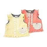 Youpi! (ユッピー ) ベスト (70～80cm) キムラタンの子供服 (19769-173) イエロー 70