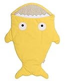 (トヨベイ)Toyobuy 子供用 シュラフ ベビー おくるみ サメの形 寝袋 ブランケット 赤ちゃん対応 ネグリジェ ボディスーツ マーメイド ブランケット 着る毛布 黄色