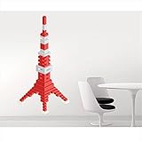 東京ステッカー　高級ウォールステッカー　キッズ　ブロック・タワー　Sサイズ　＊TS0020-AS ベーシック 『おしゃれ かわいい』　『壁　シール』