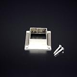 e-kanamono パイプソケット【角ソケット】 HRS-2 19mm x 19mm用 ホワイトブロンズメッキ