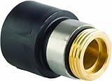 Viega 39041 ProRadiant GeoFusion HDPE Socket Fusion Adapter Coupling with 1-Inch by 1-Inch IPS x M N
