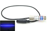450nm 1000mW 1W純粋な青レーザーラインモジュール110°AC w/12×45mm +ホルダー+アダプタークラス2