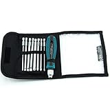 9pcs / set精密ドライバーセット9 1インチドライバーキットバッグ8インサートビット+ 1pcsラバーハンドルトップ品質