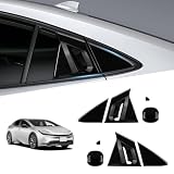 VLOOKEE トヨタ プリウス60系 アクセサリー 5代目 新型プリウス60系アクセサリーZVW60 ZVW65 MXWH60 MXWH65 リアウィンドウスポティーカバー ドアハンドルカバー ボウルカバー サイドウィンドウ ルーバー通気口カバー ガーニッシュ PRIUS 60系 ABS製 車種専用設計 外装パーツ 傷防止 簡単取付 保護パーツ 8PCSセット(ピアノブラック)