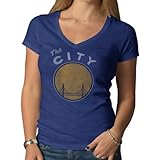 NBA ' 47レディースVネックScrum Tee L ブルー