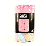 Officially Licenced Character Fleece Throw (Disney Princess Flowers 50x60)