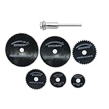 Merssavo ロータリーカッターHSSサーキュラーソーディスクブレードマンドレルドリル精密工具切断 ?